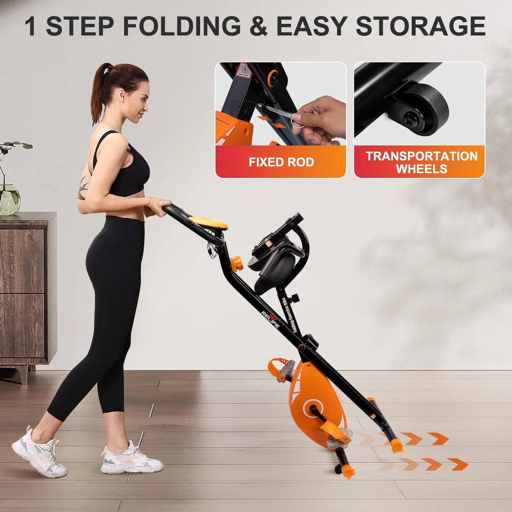 Foldable Exercise Bike Stationary Bike X445171