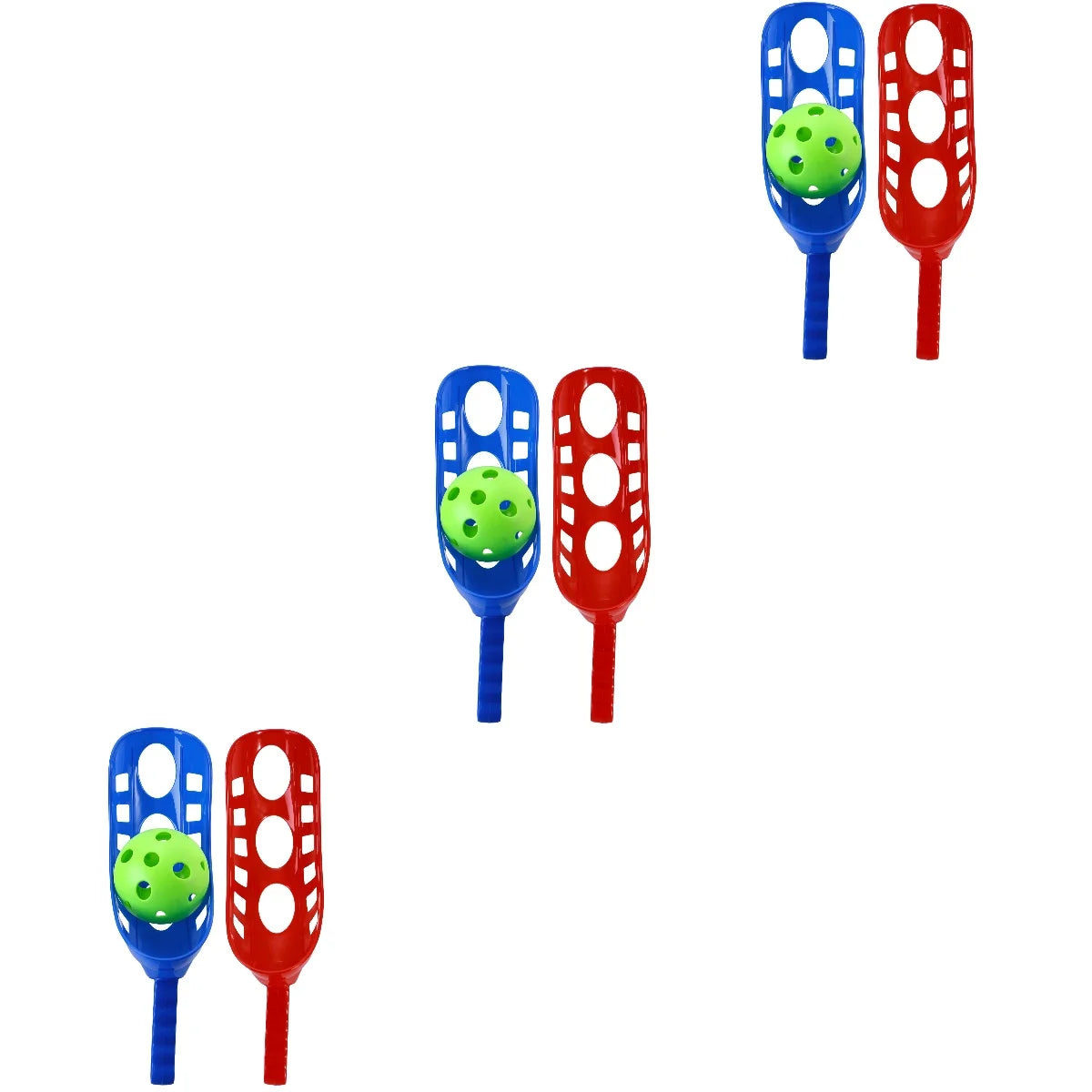 3pcs Scoop Toss & Catch Set Outdoor Sports Beach Game K9745