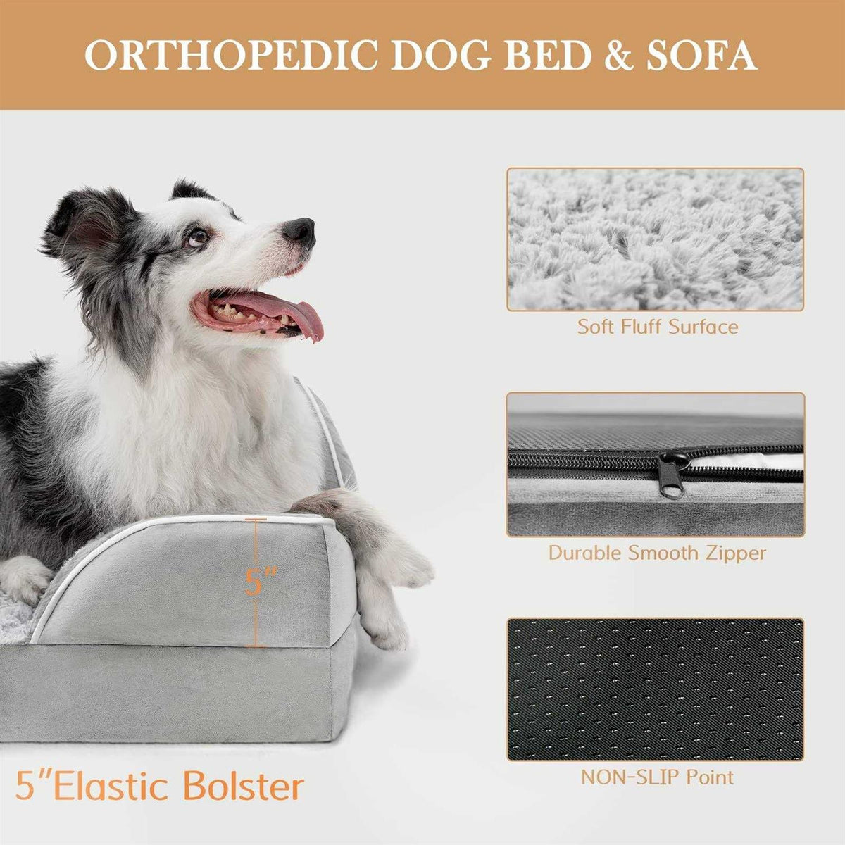 Waterproof Orthopedic Dog Bed V282