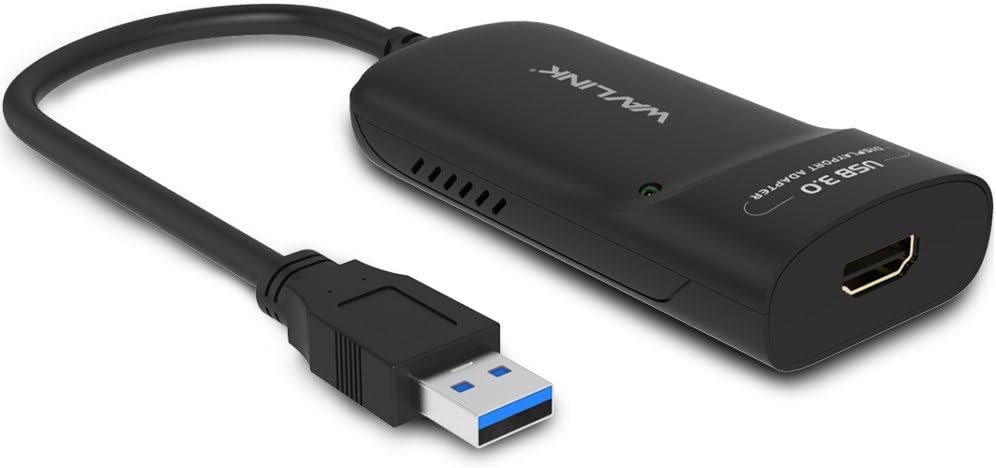 USB 3.0 to HDMI Video Graphic Adapter with Audio Port, Black Pack of 2 U2690