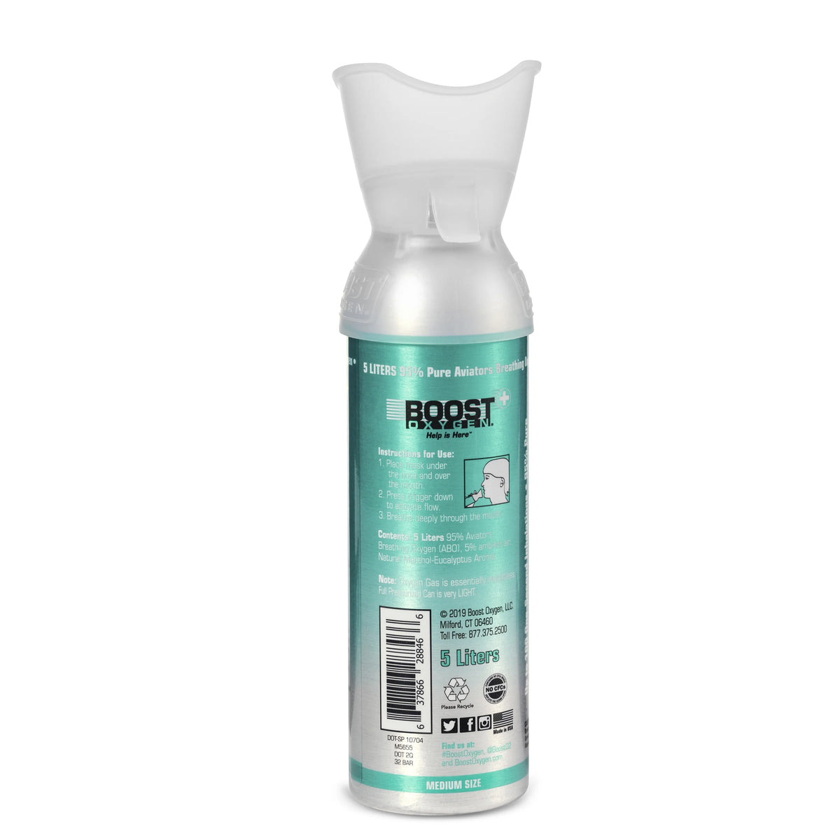 Menthol 5-Liter Pure Oxygen Canister (6 Pack) R689239
