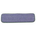 Microfiber Wet Mopping Pad, 18 1/2 inch x 5 1/2 inch x 1/2 inch, Green, 12/Carton R51921