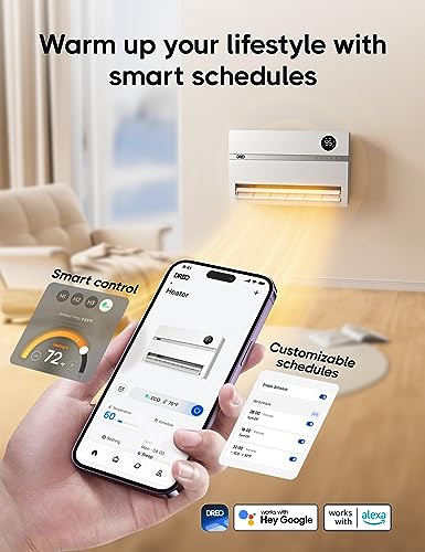 1500W Electric Wall Heater with Thermostat and Remote O45690