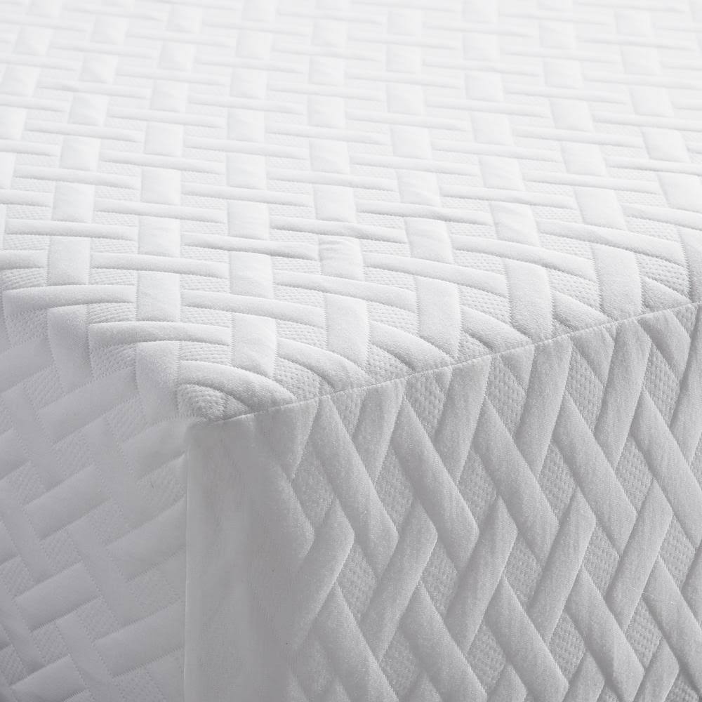 California King Memory Foam Mattress in White T8807