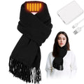 Heated Scarf Black Q7143