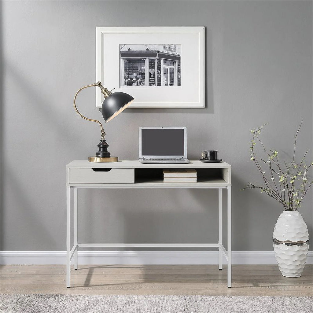 40" Wood Writing Desk with Drawer F4568