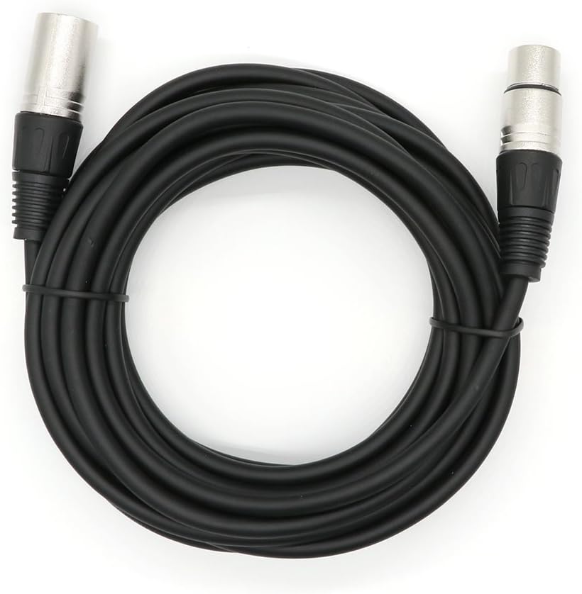 20' Balanced XLR 3 Pin Male to Female Colored Mic Cable 5 Pack U970987