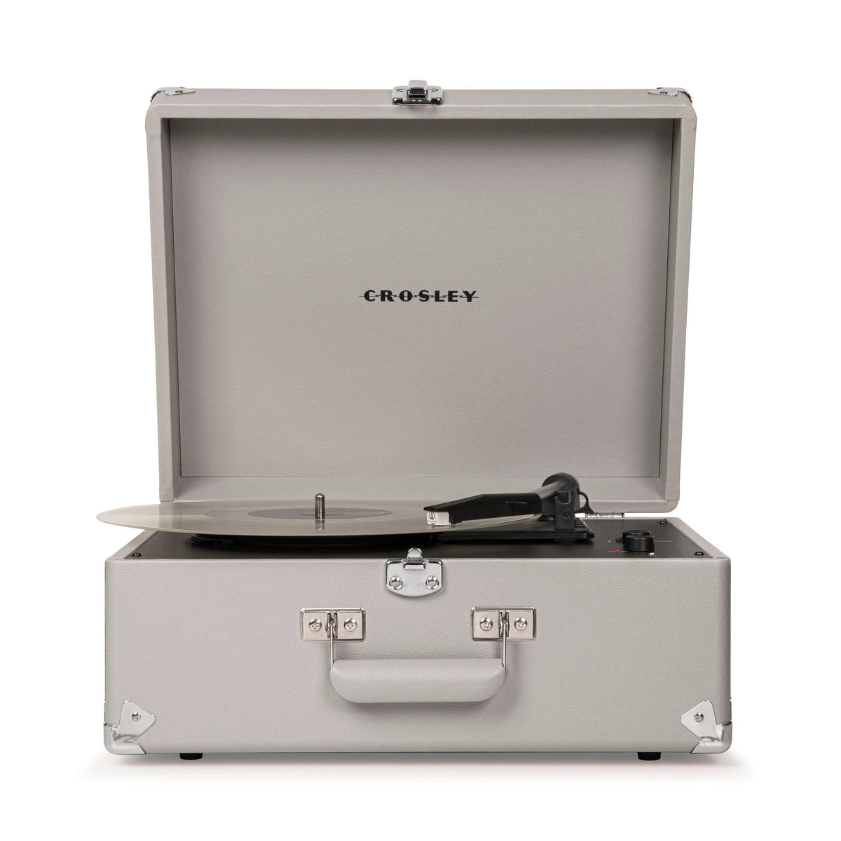 Gray Portable Turntable E5201