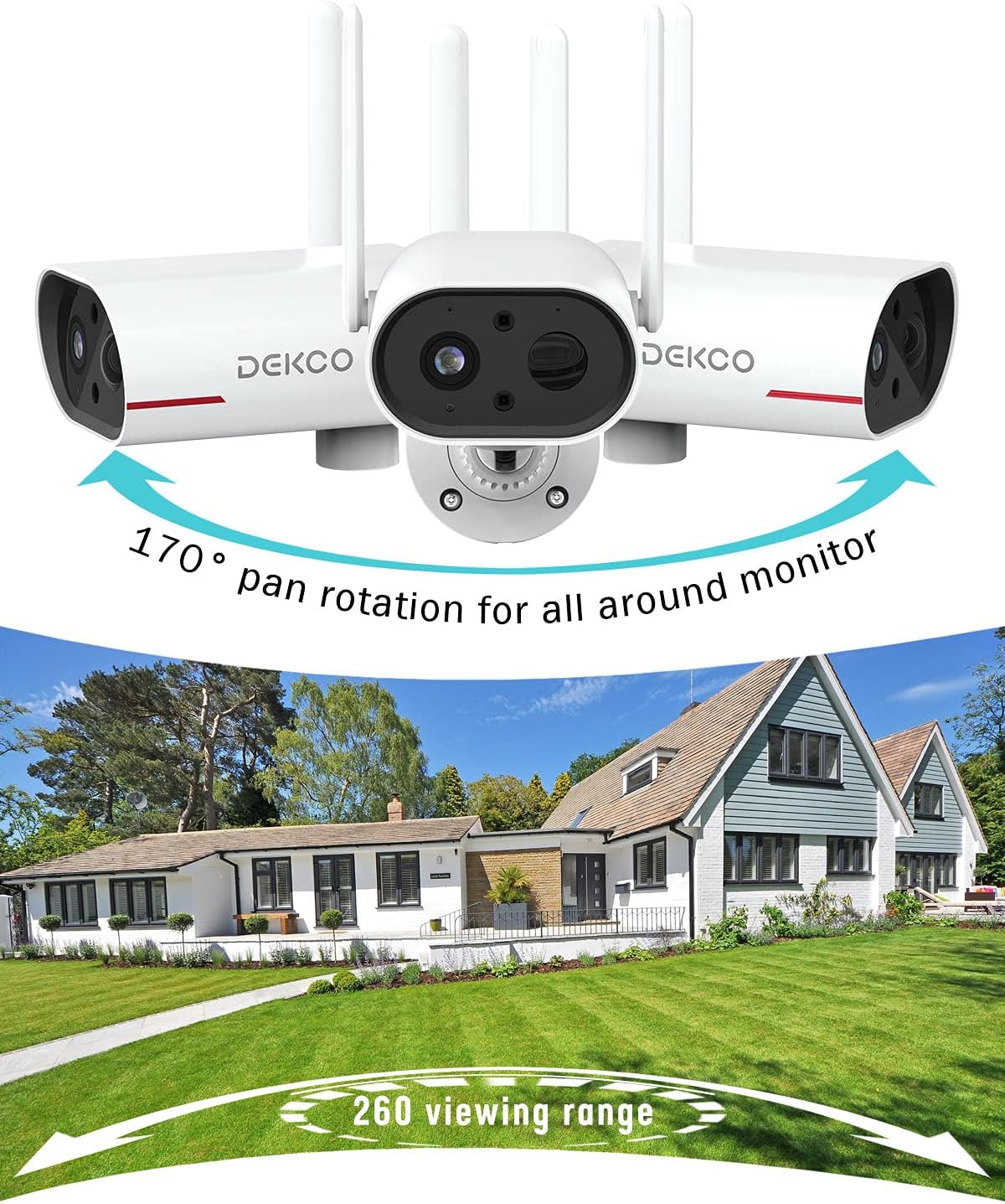 Wireless Outdoor Solar Security Camera with Night Vision W32081